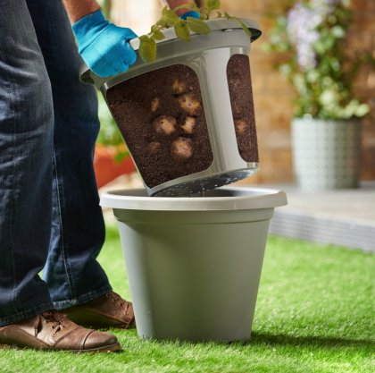 Clever Pots Potato Growing Pot - Charcoal