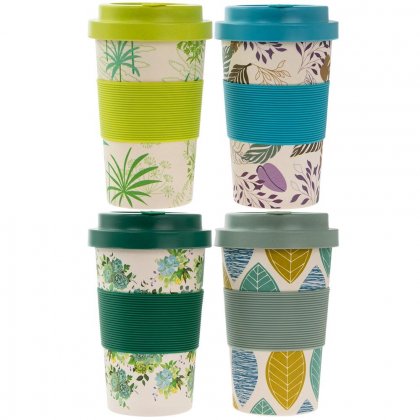 Lesser and Pavey Eco Bamboo Travel Mug 350ml- Nature Designs