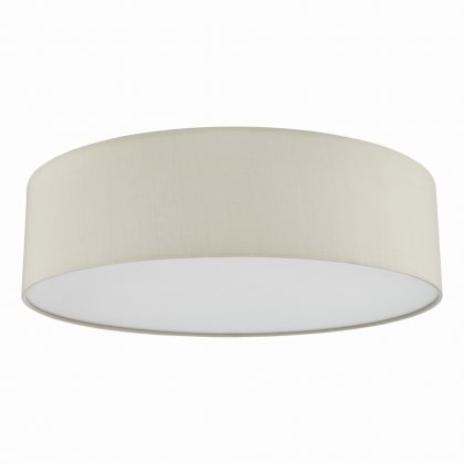 Cierro 4 Light Flush Taupe With Diffuser 60cm