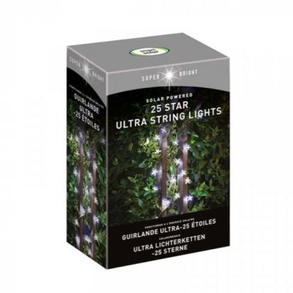 Smart Solar SuperBright Ultra Solar String Lights 25 Stars