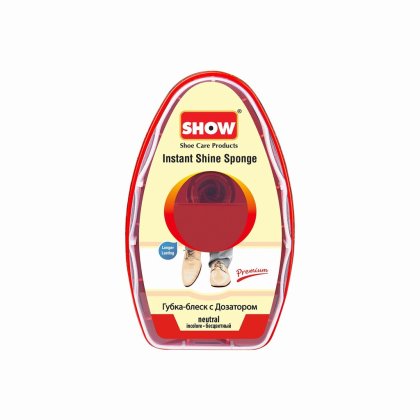 Show Instant Shine Shoe Sponge with Reservoir 6ml - Neutral