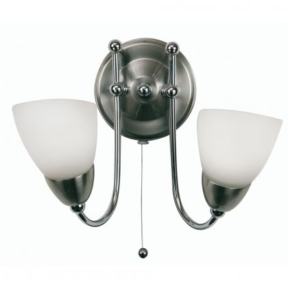 Oaks Lighting Altair Double Wall Light Chrome