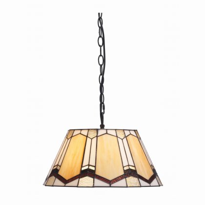 Oaks Lighting Tiffany Style Curan Pendant