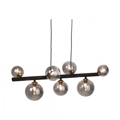 Oaks Lighting Tere 7 Light Chandelier Black