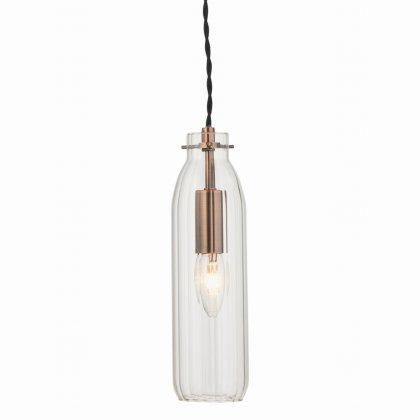 Oaks Lighting Hyperion 1 Light Pendant Copper