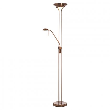 Oaks Lighting Mother & Child Floor Lamp Copper