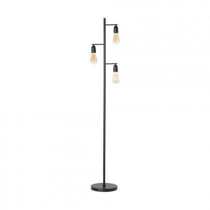 Oaks Lighting Graz 3 Light Floor Lamp Black