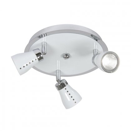 Oaks Lighting Milo 3 Plate Spot Light White