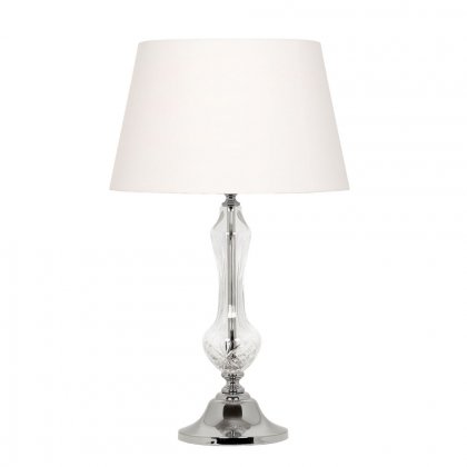 Oaks Lighting Isabella Table Lamp Chrome