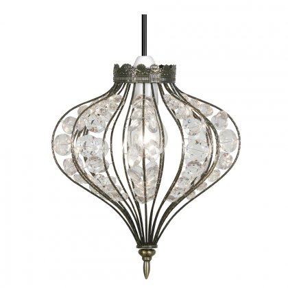 Oaks Lighting Braga Non-Electric Pendant Antique Brass