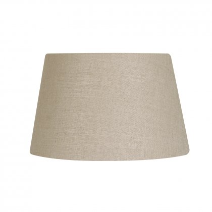 Oaks Lighting Linen Drum Shade Bracken - Various Sizes