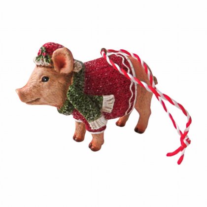 Giftware Trading Pig Tree Decoration 8.5cm