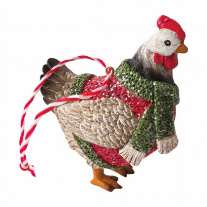 Giftware Trading Cockerel Tree Decoration 8.5cm