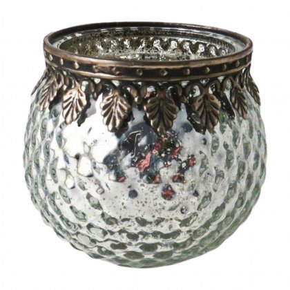 Giftware Trading Silver Votive 10 x 8.5cm