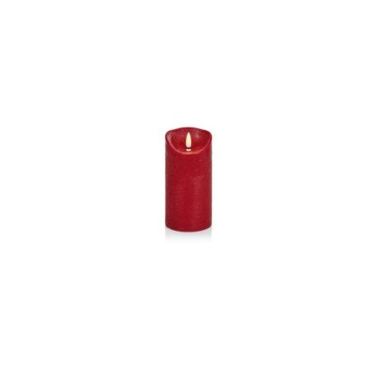 Premier Decorations Flickabright Candle 18 x 9cm - Red