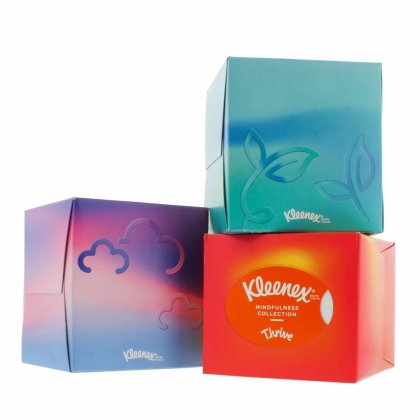 Kleenex Collection Tissues Box - 48 Pack - Assorted