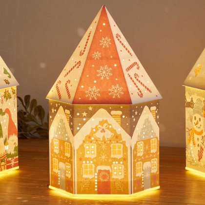 Three Kings InLit DecorHouse - Gingerbread