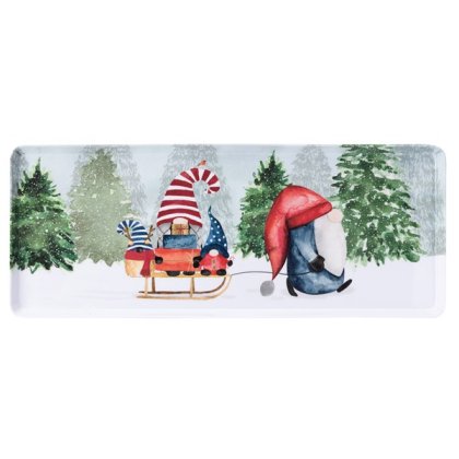 Foxwood Home Christmas Gonk Rectangle Tray