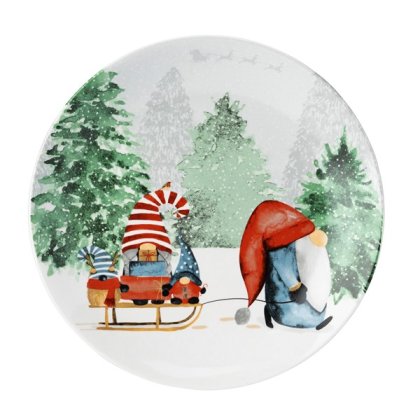 Foxwood Home Christmas Gonk Side Plate