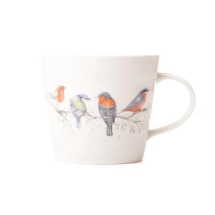 Meg Hawkins The Lookout British Birds Bone China Mug