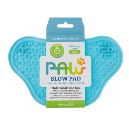 Pet Dream House Paw Lick Pad - Blue