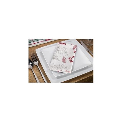 Premier Decorations Leaf with Red Berries Napkins (Set of 4)