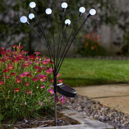 Smart Garden 8-Stem GloGlobes Cool White Stake Light