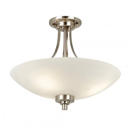 Welles 3light Flush ceiling light