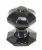 Black Octagonal Mortice/Rim Knob Set