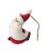 Giftware Trading Ceramic Skating Santa Tree Decoration 6.4cm