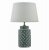 Reese 1 Light Ceramic Table Lamp Green & Blue Print Base Only