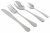 apollo housewares stainless steel cutlery set 16 piece - martele