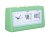 Karlsson Alarm Clock Data Flip - Bright Green