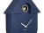 Karlsson Wall Clock Modern Cuckoo - Dark Blue