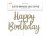 Pop Glitter Happy Birthday Cake Topper