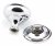 Polished Chrome Mushroom Cabinet Knob 38mm