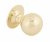 Polished Brass Ball Cabinet Knob 31mm