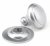 Satin Chrome Round Centre Door Knob