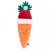 Zoon Santa Carrot Dog Toy