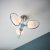 Orb 3light Semi Flush ceiling light