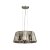 Searchlight Tiara 5 Light Pendant, Chrome Smoke Glass