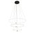 Searchlight Revolve 3 Light Led Ring Pendant, Matt Black