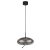 Searchlight Lisbon Led Pendant,Black And Smoked Glass