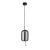 Searchlight Lisbon Led Pendant,Black And Smoked Glass