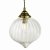 Mya 1 Light Single Pendant Antique Brass Glass