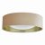 Nysa 2 Light Flush Velvet Taupe Shade 40Cm