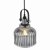 Rhode Single Pendant Polished Chrome Smoked Glass