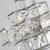 Searchlight Glacier 7 Light Ceiling Pendant Chrome & Acrylic