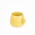 Siip Fundamental Round Embossed Mug - Yellow