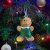 Three Kings Seasonal Plush Decor Gingerbread Girl Pendant